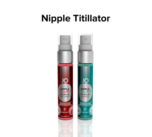 Гель для стимуляції сосків JO Nipple Titillator Strawberry (30 мл), ментол та перцева м’ята