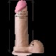 Фалоімітатор Doc Johnson The Realistic Cock 8 inch White - ULTRASKYN, Vack-U-Lock, діаметр 5,1 см