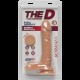 Фалоімітатор Doc Johnson The D - Super D - 8 Inch With Balls - ULTRASKYN, діаметр 5,1 см