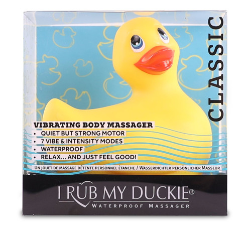 Вібромасажер качечка I Rub My Duckie - Classic Yellow v2.0, скромняжка