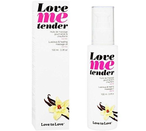 Распродажа!!! Массажное масло Love To Love - Love Me Tender, Vanille (100 мл) (срок 08.2025)