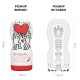 Мастурбатор Tenga Keith Haring Deep Throat Cup (глибоке горло) з вакуумною стимуляцією