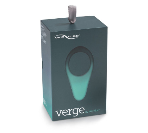 Смарт-віброкільце під одяг VERGE BY WE-VIBE SLATE, охоплює пеніс та мошонку, 10 режимів