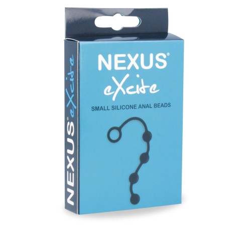 Анальні кульки Nexus Excite Small Anal Beads, силікон, макс. діаметр 2 см