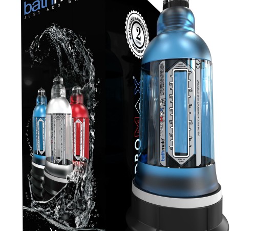 Гідропомпа Bathmate Hydromax 7 WideBoy Blue (X30) для члена довжиною від 12,5 до 18см, діам.до 5,5см