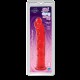 Фалоімітатор Doc Johnson Jelly Jewels Dong & Suction Cup Red, діаметр 3,6 см, антибактеріальний ПВХ