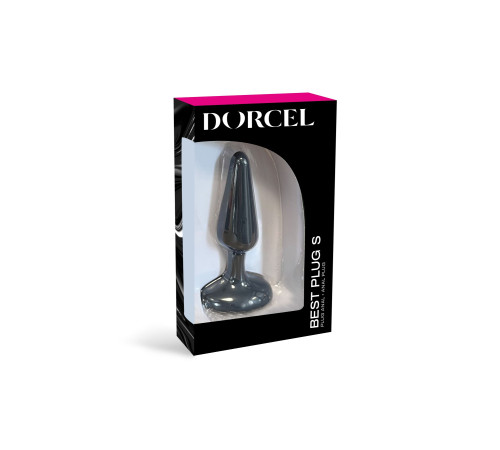 Анальна пробка Dorcel Best Plug S м'який soft-touch силікон, макс. діаметр 3,1см