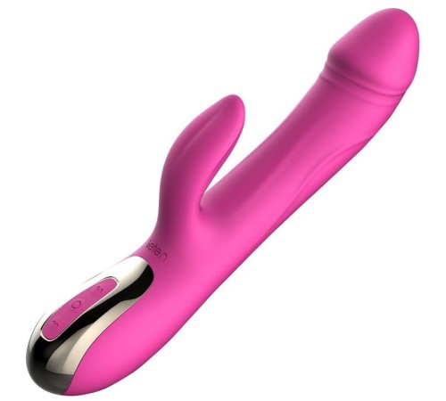 Вібратор-пульсатор Leten Automatical Thrusting Vibrator з підігрівом, що перезаряджається, 10 режимі