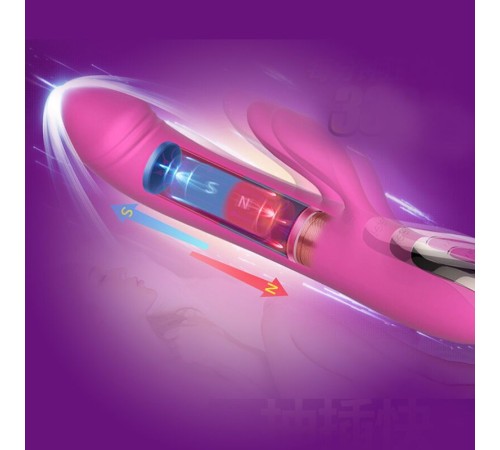 Вібратор-пульсатор Leten Automatical Thrusting Vibrator з підігрівом, що перезаряджається, 10 режимі