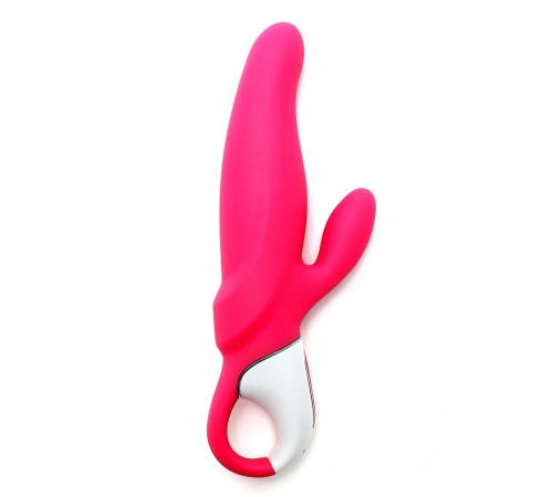 Потужний вібратор-кролик Satisfyer Vibes Mr. Rabbit, два мотори, литий силікон, 12 режимів роботи