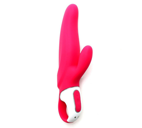 Потужний вібратор-кролик Satisfyer Vibes Mr. Rabbit, два мотори, литий силікон, 12 режимів роботи