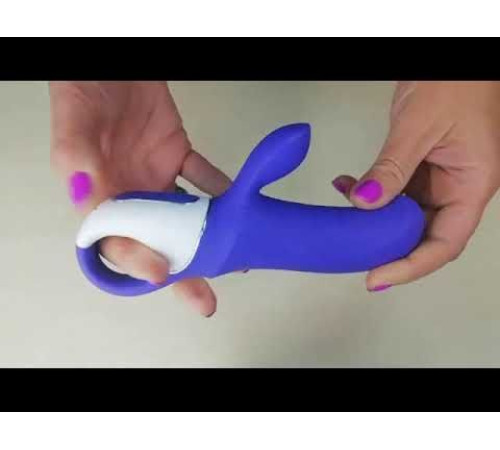 Потужний вібратор-кролик Satisfyer Vibes Magic Bunny, два мотори, литий силікон, 12 режимів роботи