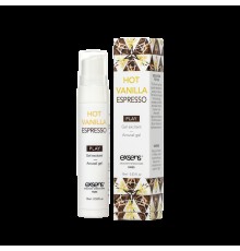 Стимулюючий гель EXSENS Kissable Hot Vanilla Espresso 15мл можна для поцілунків, охолоджуючий