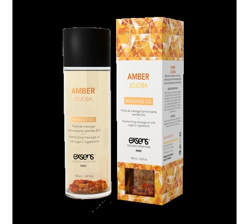 Распродажа!!! Массажное масло EXSENS Amber Jojoba (с янтарем) 100мл (срок 07.2025)