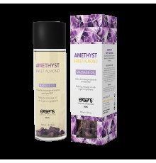 Масажна олія EXSENS Amethyst Sweet Almond (розслаблювальна, з аметистом) 100мл, натуральна