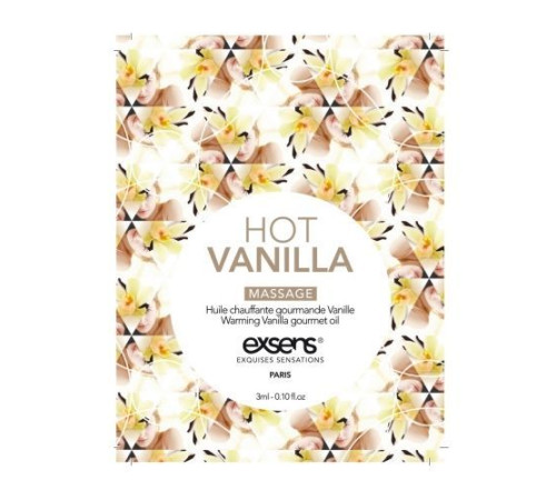 Пробник масажної олії EXSENS Hot Vanilla 3мл