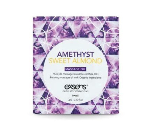 Пробник масажної олії EXSENS Amethyst Sweet Almond 3мл