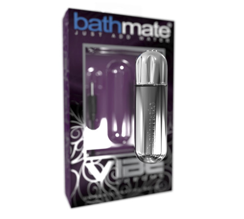 Вібропуля Bathmate Vibe Bullet Chrome, глибока потужна вібрація