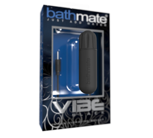 Вібропуля Bathmate Vibe Bullet Black, глибока потужна вібрація