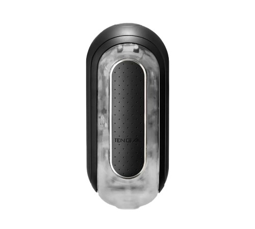 Вібромастурбатор Tenga Flip Zero Electronic Vibration Black, змінна інтенсивність, розкладний