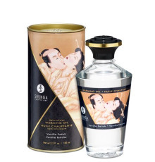 Розігрівальна олія Shunga Aphrodisiac Warming Oil – Vanilla Fetish (100 мл) без цукру, смачна