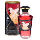 Розігрівальна олія Shunga Aphrodisiac Warming Oil – Sparkling Strawberry Wine (100 мл) без цукру