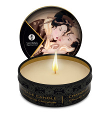 Масажна свічка Shunga Mini Massage Candle – Intoxicating Chocolate (30 мл) з афродизіаками