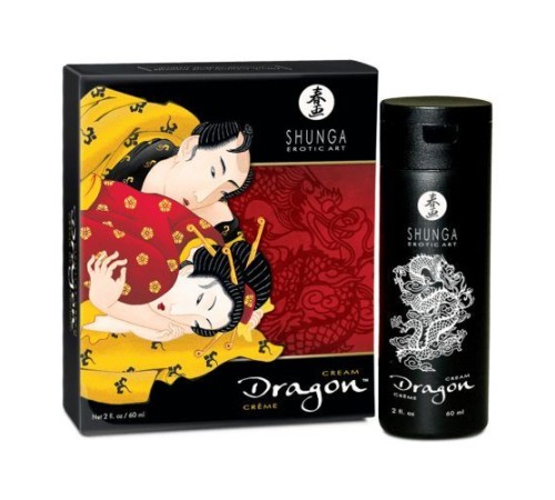 Стимулювальний крем для пар Shunga SHUNGA Dragon Cream (60 мл), ефект тепло-холод та поколювання