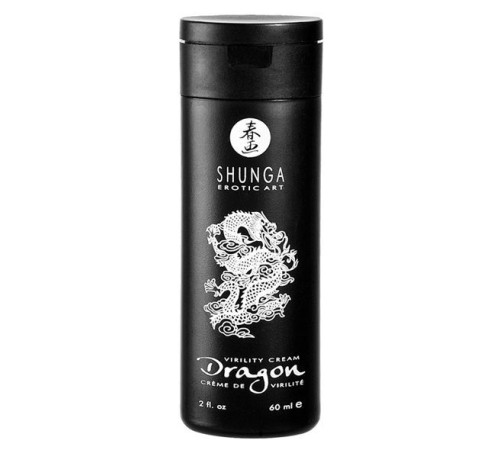 Стимулювальний крем для пар Shunga SHUNGA Dragon Cream (60 мл), ефект тепло-холод та поколювання