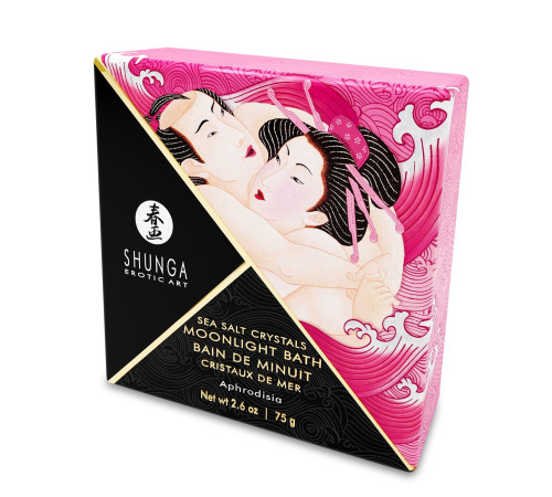 Сіль для ванни Shunga Moonlight Bath – Aphrodisia (75 мл), сіль Мертвого моря, ароматичні олії