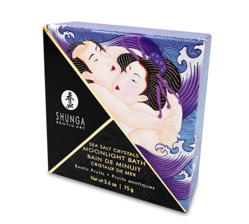 Сіль для ванни Shunga Moonlight Bath – Exotic Fruits (75 гр), сіль Мертвого моря, ароматичні олії