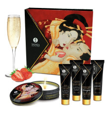 Подарунковий набір Shunga GEISHAS SECRETS – Sparkling Strawberry Wine: для шикарної ночі вдвох