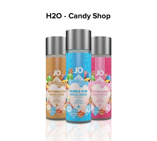 Лубрикант на водній основі JO H2O — Candy Shop — Butterscotch (60 мл) без цукру та парабенів