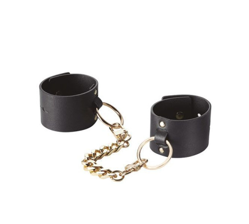 Наручники Bijoux Indiscrets MAZE — Wide Cuffs Black