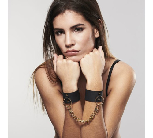 Наручники Bijoux Indiscrets MAZE — Wide Cuffs Black