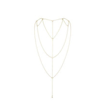 Ланцюжок для спини Bijoux Indiscrets Magnifique Back and Cleavage Chain - Gold, прикраса для тіла