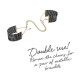 Наручники Bijoux Indiscrets Desir Metallique Handcuffs - Black, металеві, стильні браслети