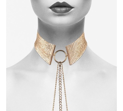 Намисто-комір Bijoux Indiscrets Desir Metallique Collar - Gold