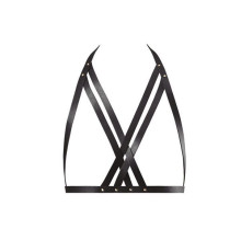 Портупея Bijoux Indiscrets MAZE — Halter Bra Harness Black