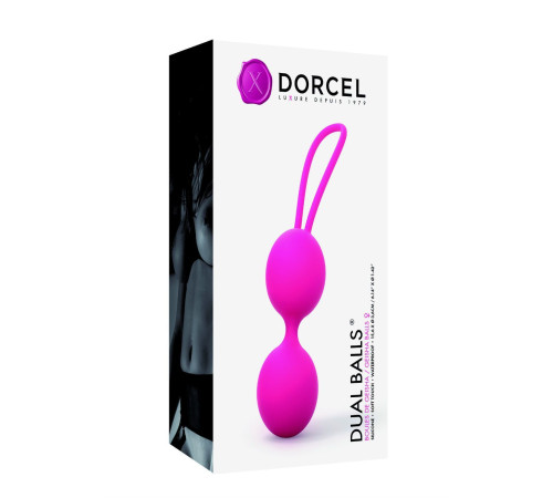 Вагінальні кульки Dorcel Dual Balls Magenta, діаметр 3,6см, вага 55гр