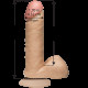 Фалоімітатор Doc Johnson The Realistic Cock 6 inch White - PVC, Vack-U-Lock, діаметр 4,3 см