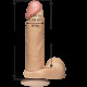 Фалоімітатор Doc Johnson The Realistic Cock 8 inch White - PVC, Vack-U-Lock, діаметр 5,1 см