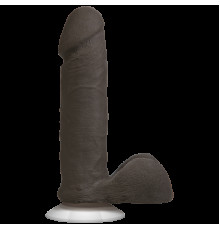 Фалоімітатор Doc Johnson The Realistic Cock 6 inch Black - ULTRASKYN, Vac-U-Lock, діаметр 4,3 см