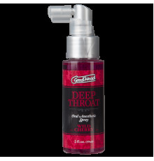 Спрей для мінету Doc Johnson GoodHead DeepThroat Spray - Wild Cherry 59 мл для глибокого мінету