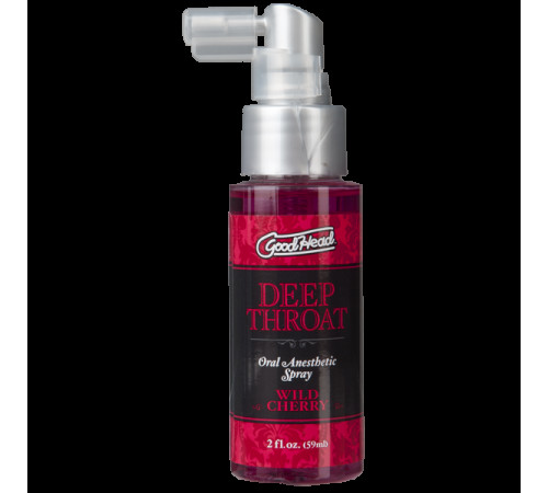 Спрей для мінету Doc Johnson GoodHead DeepThroat Spray - Wild Cherry 59 мл для глибокого мінету