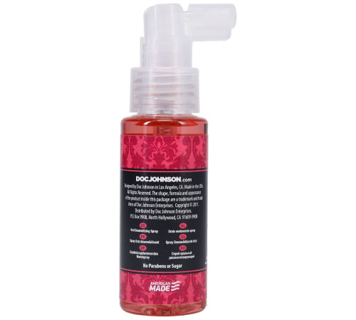 Спрей для мінету Doc Johnson GoodHead DeepThroat Spray - Sweet Strawberry 59 мл для глибокого мінету