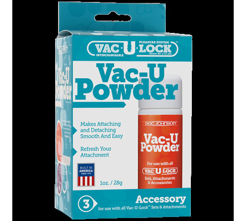 Пудра для кріплення Vac-U-Lock Doc Johnson Vac-U Powder