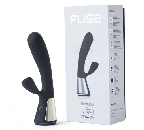 Інтерактивний вібратор-кролик Ohmibod Fuse for Kiiroo Black