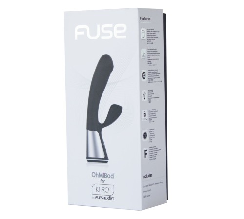 Інтерактивний вібратор-кролик Ohmibod Fuse for Kiiroo Black