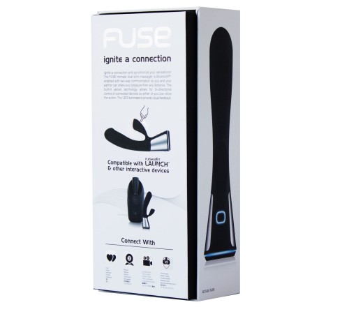 Інтерактивний вібратор-кролик Ohmibod Fuse for Kiiroo Black